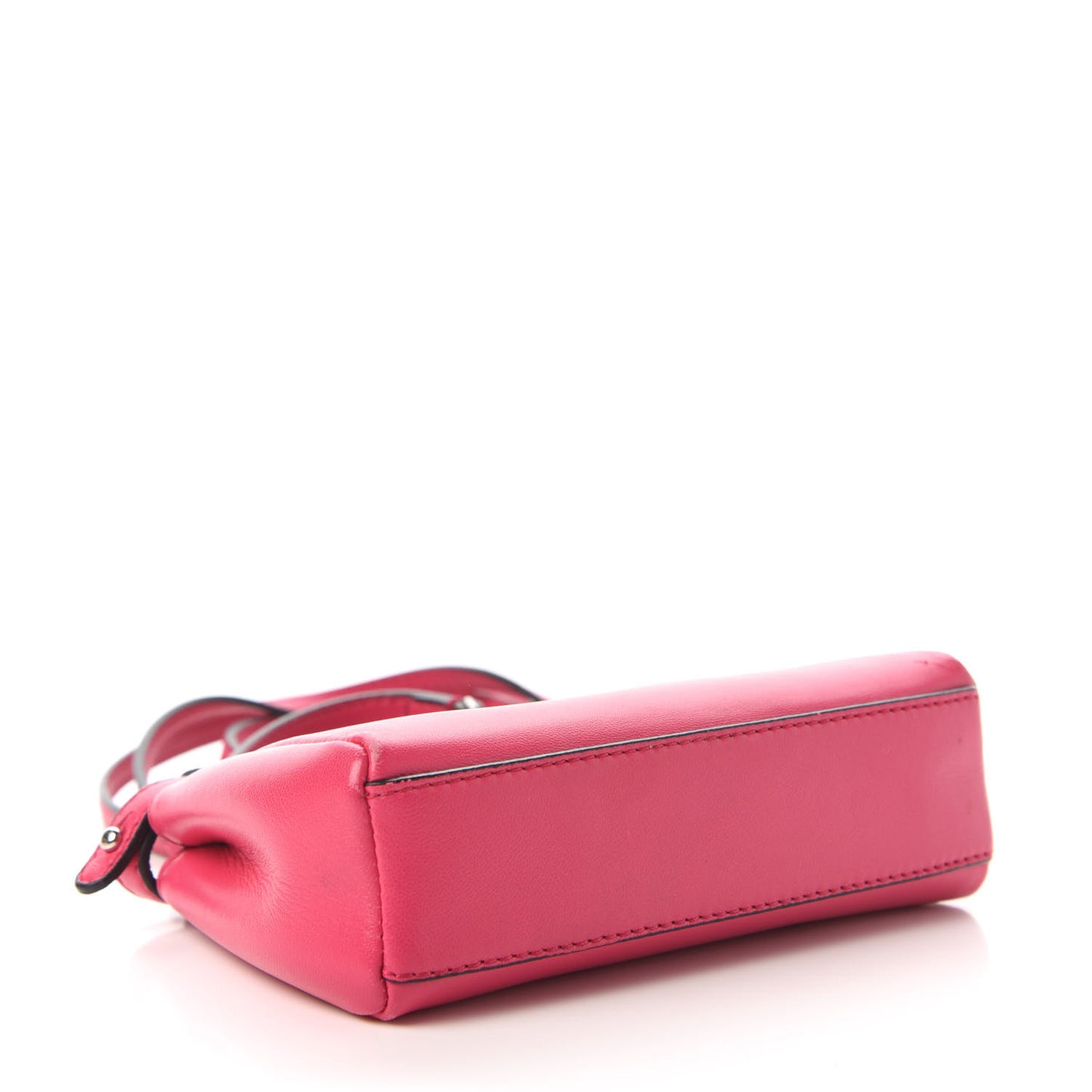 Shiny Nappa Micro Peekaboo Iconic Satchel Fuxia