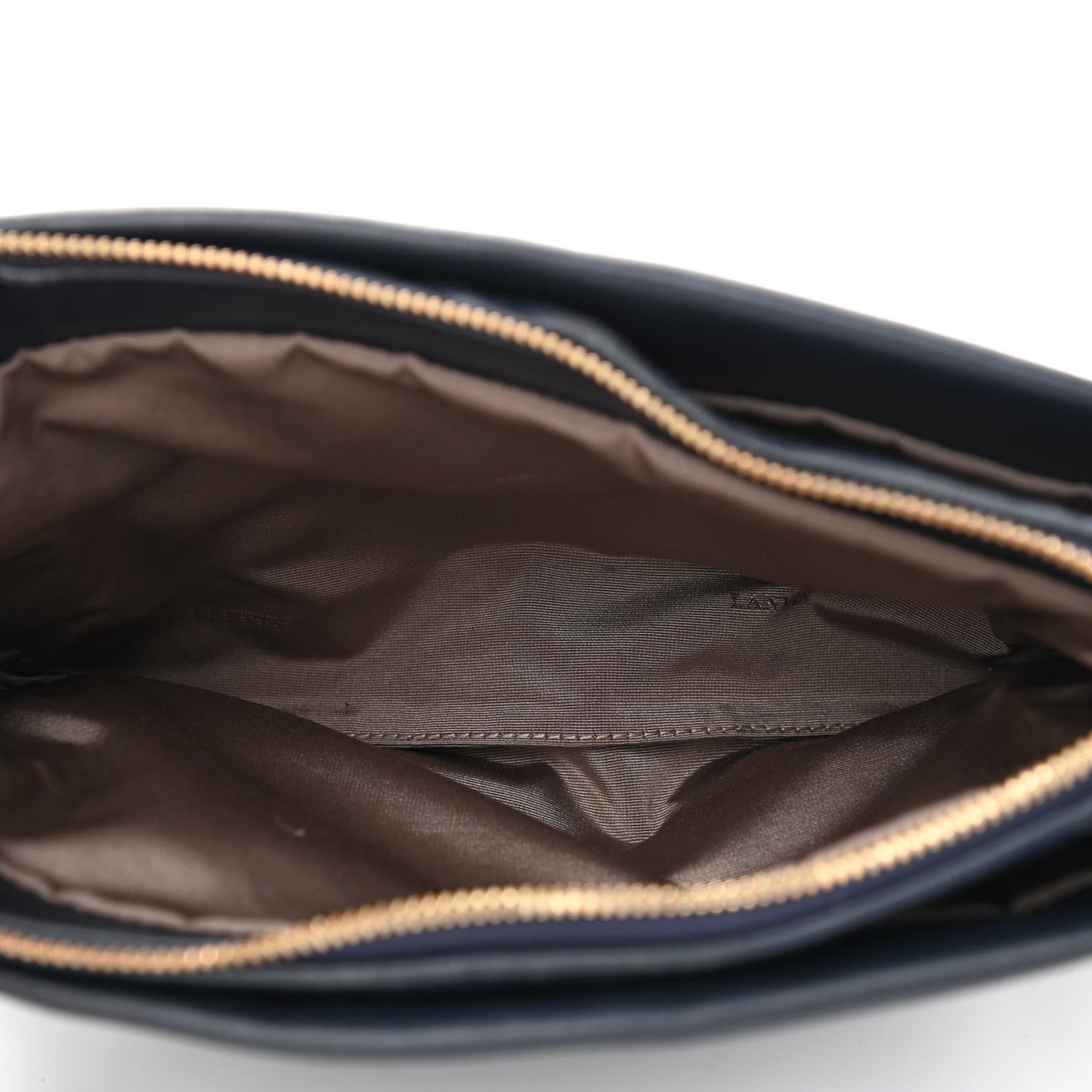 Lambskin Quilted Small Sugar Shoulder Bag Navy