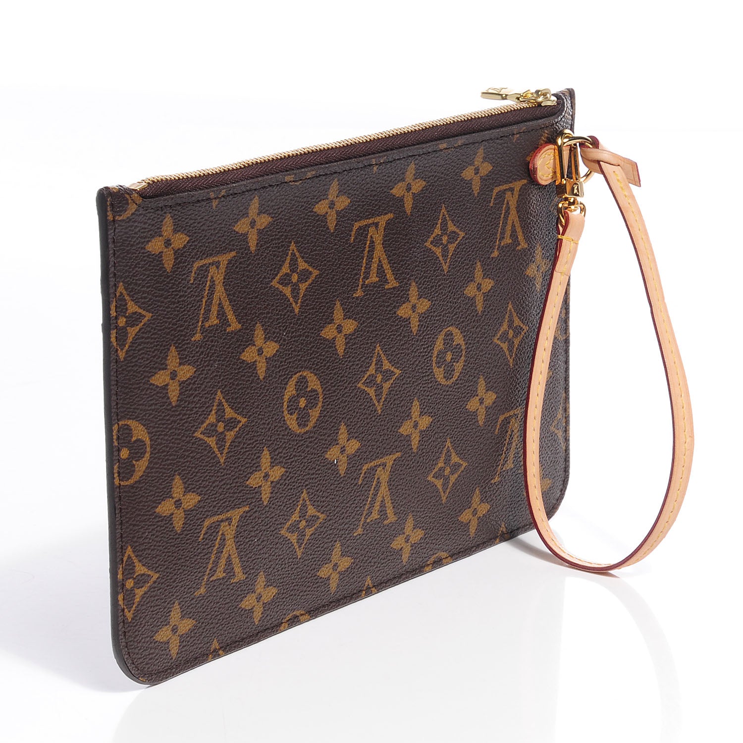 Louis Vuitton Monogram Neverfull MM GM Pochette Fuchsia 3 of 8