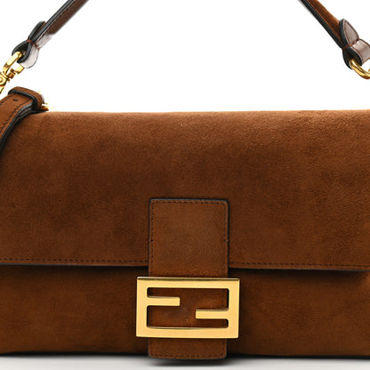 Fendi Chamois Baguette Marrone 8 of 10