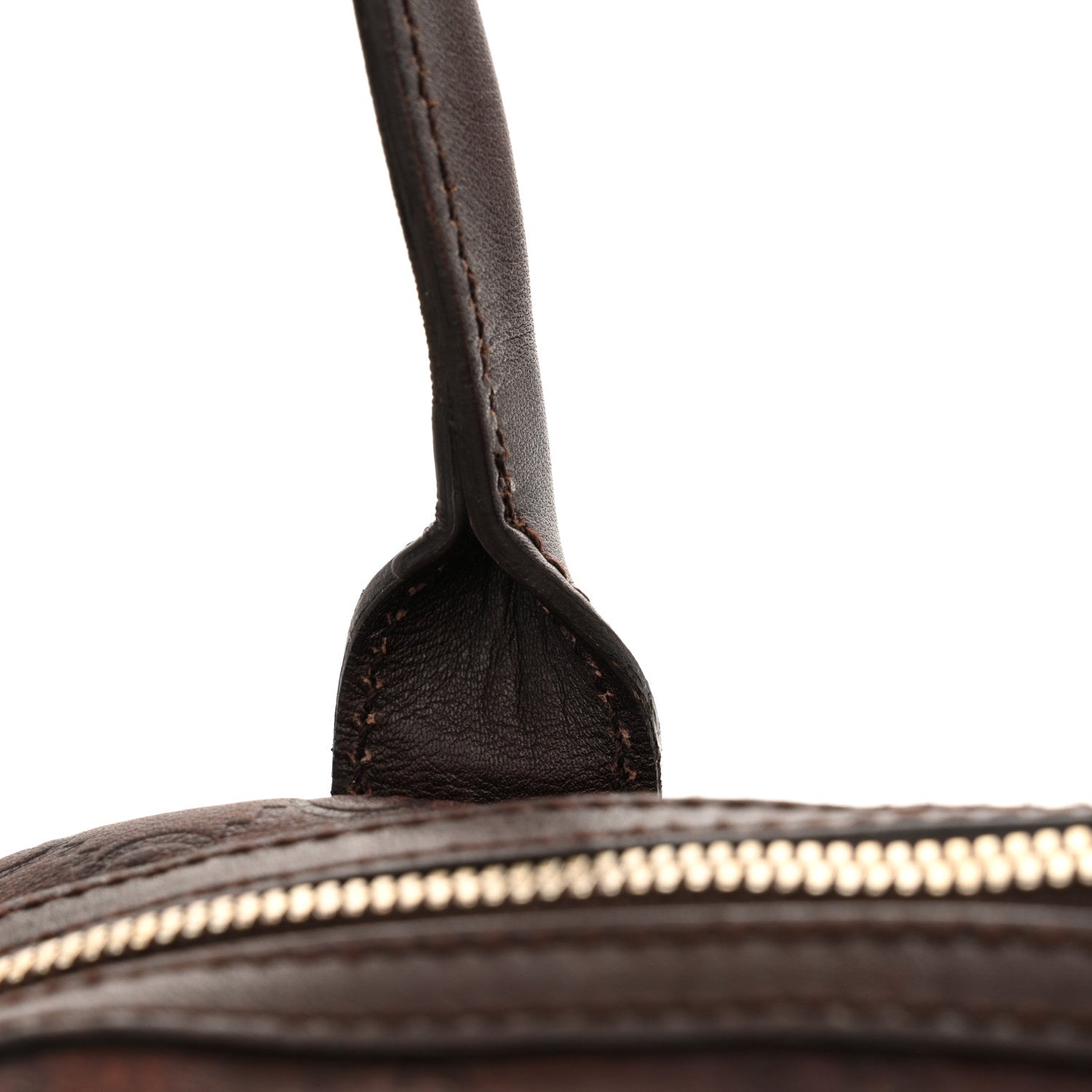 Gucci Guccissima Small Princy Satchel Brown 12 of 14