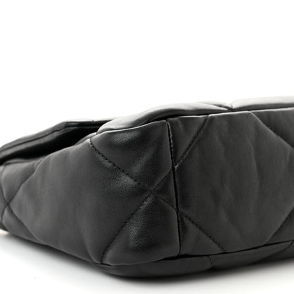Chanel Lambskin Quilted Medium Chanel 19 Flap Black 9 of 10