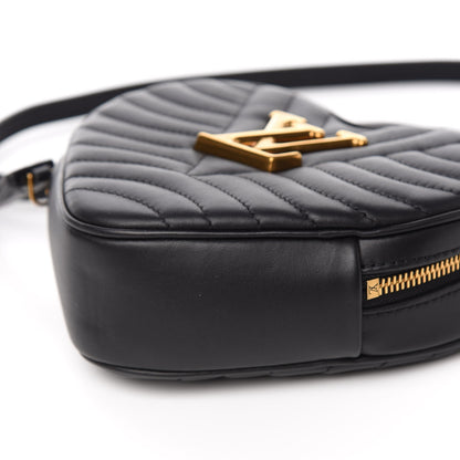 Louis Vuitton Calfskin New Wave Heart Bag Black 7 of 7