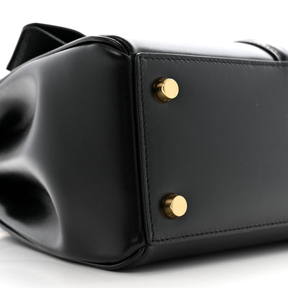 Celine Satinated Calfskin Small 16 Top Handle Bag Black 11 of 14