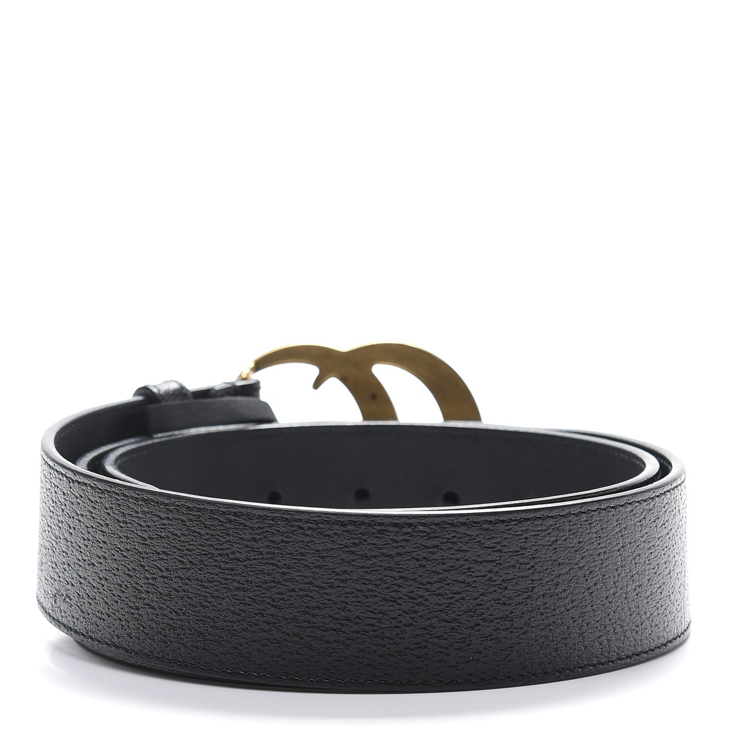 Textured Calfskin Double G 40mm Belt 95 38 Black