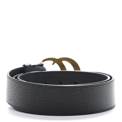 Gucci Textured Calfskin Double G 40mm Belt 95 38 Black 2 of 5