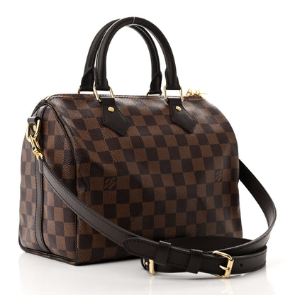 Louis Vuitton Damier Ebene Speedy Bandouliere 25 3 of 9