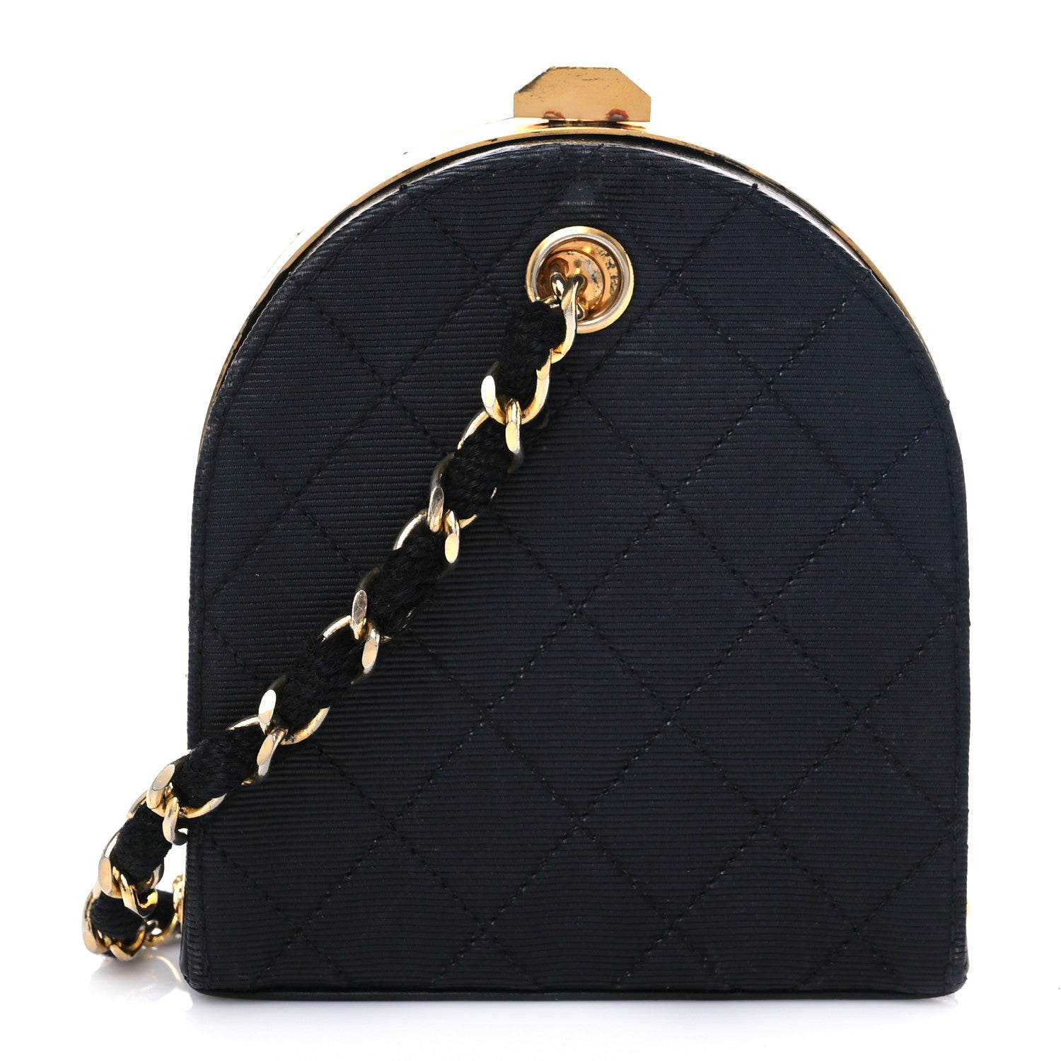 Chanel Grosgrain Mini Clutch Black 1 of 10