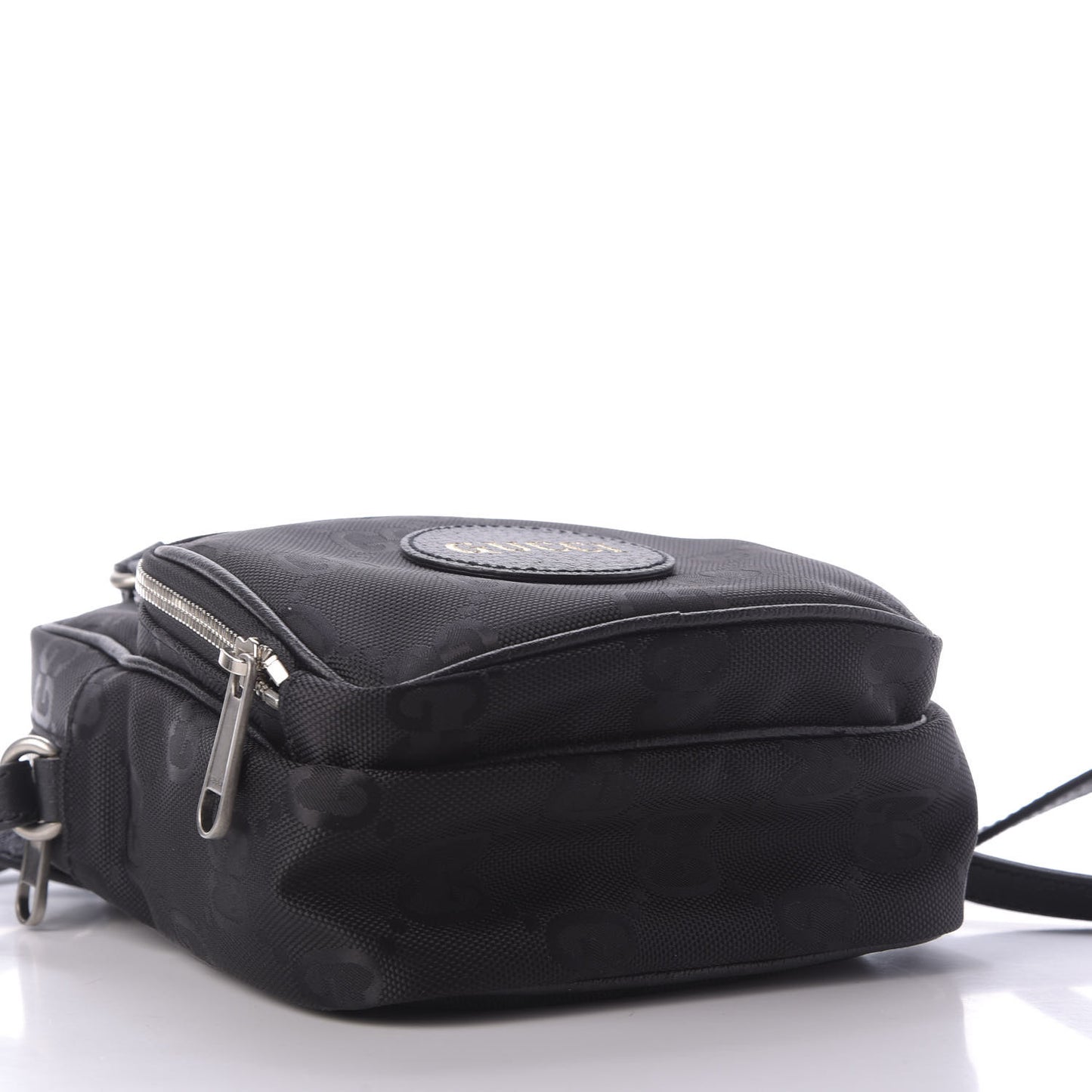 Econyl Nylon Monogram Off The Grid Shoulder Bag Black