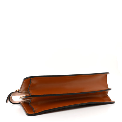 Fendi Vitello King Luxor Shiny Nappa Medium Peekaboo I SEE U East West Satchel Brandy Light Rose 4 of 9