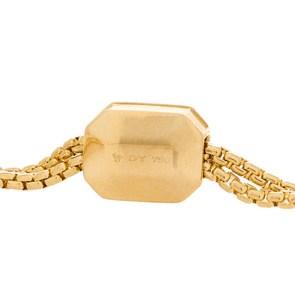 David Yurman 18K Yellow Gold Diamond Stax Lariat Necklace 4 of 4