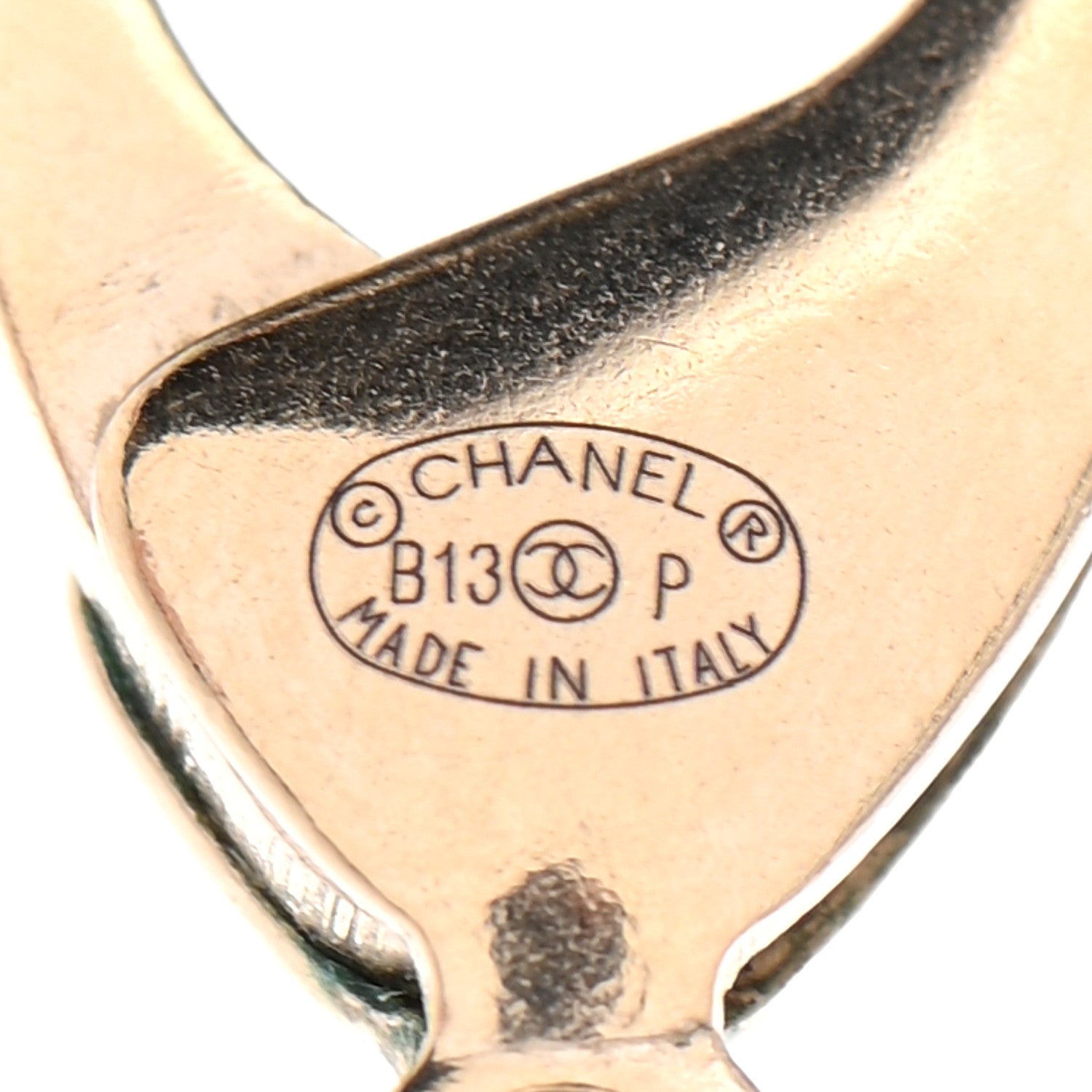 Chanel Metal Pearl CC Necklace Gold 5 of 5