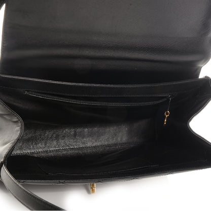 Chanel Lambskin Shoulder Flap Bag Black 5 of 8