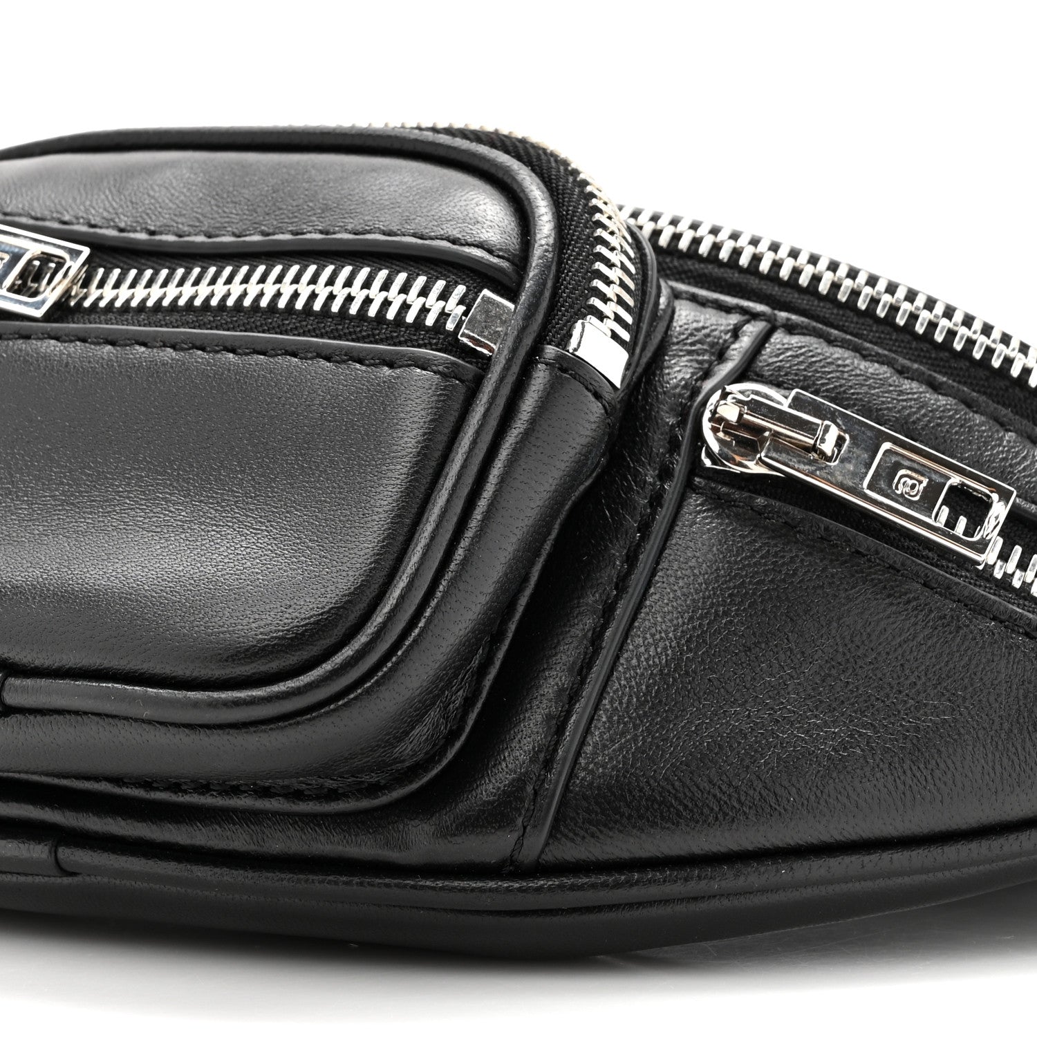 Alexander Wang Lambskin Mini Attica Belt Bag Black 8 of 9