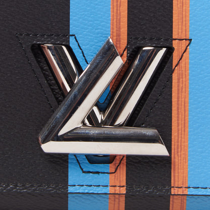 Louis Vuitton Monogram Stripe Twist Chain Wallet 7 of 8