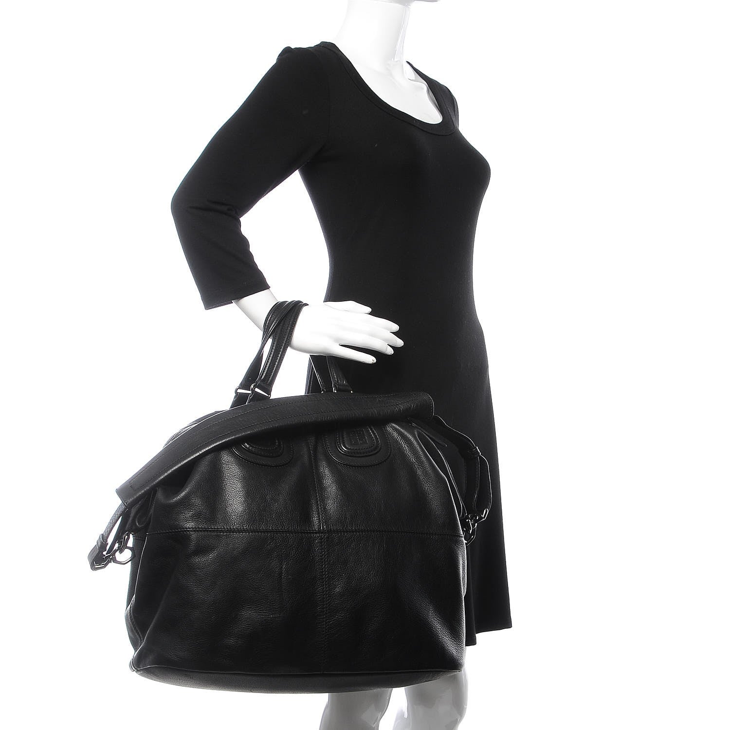 Givenchy Calfskin Large Nightingale Black 3 of 9