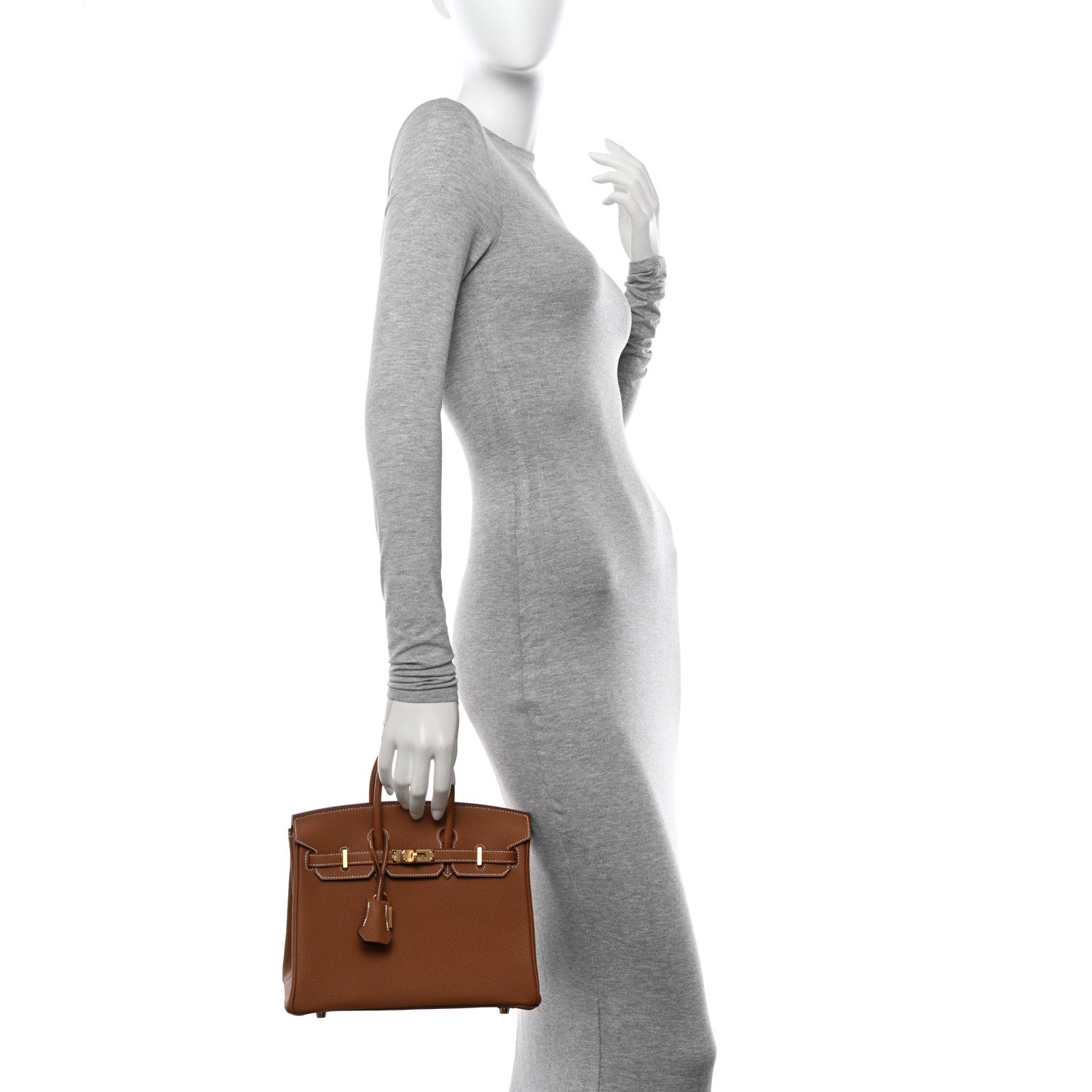 Hermes Togo Birkin 25 Gold 2 of 11