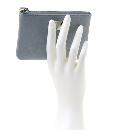 Mulberry Small Classic Grain Zip Coin Purse Cloud 2 of 8
