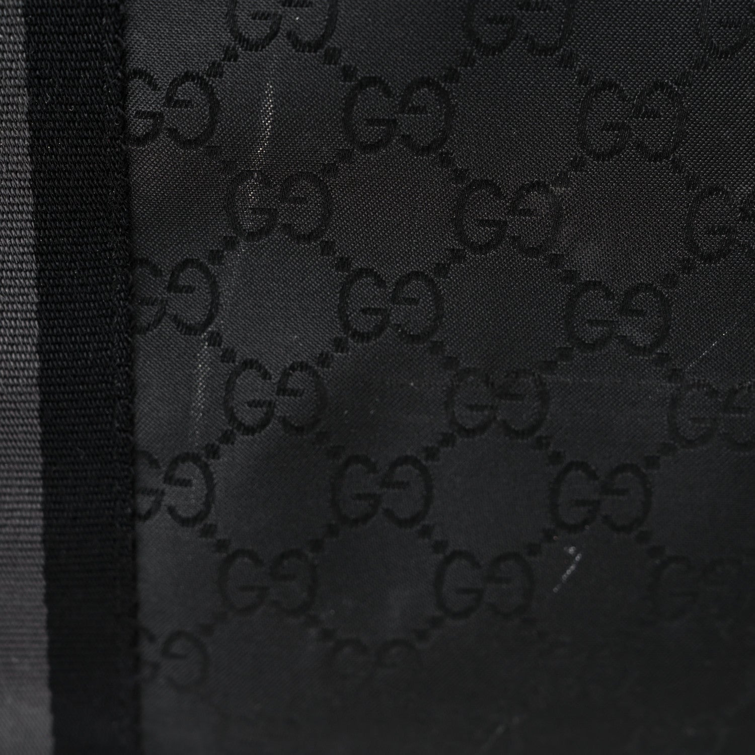 Gucci Nylon Monogram XL Duffle Bag Black 14 of 14