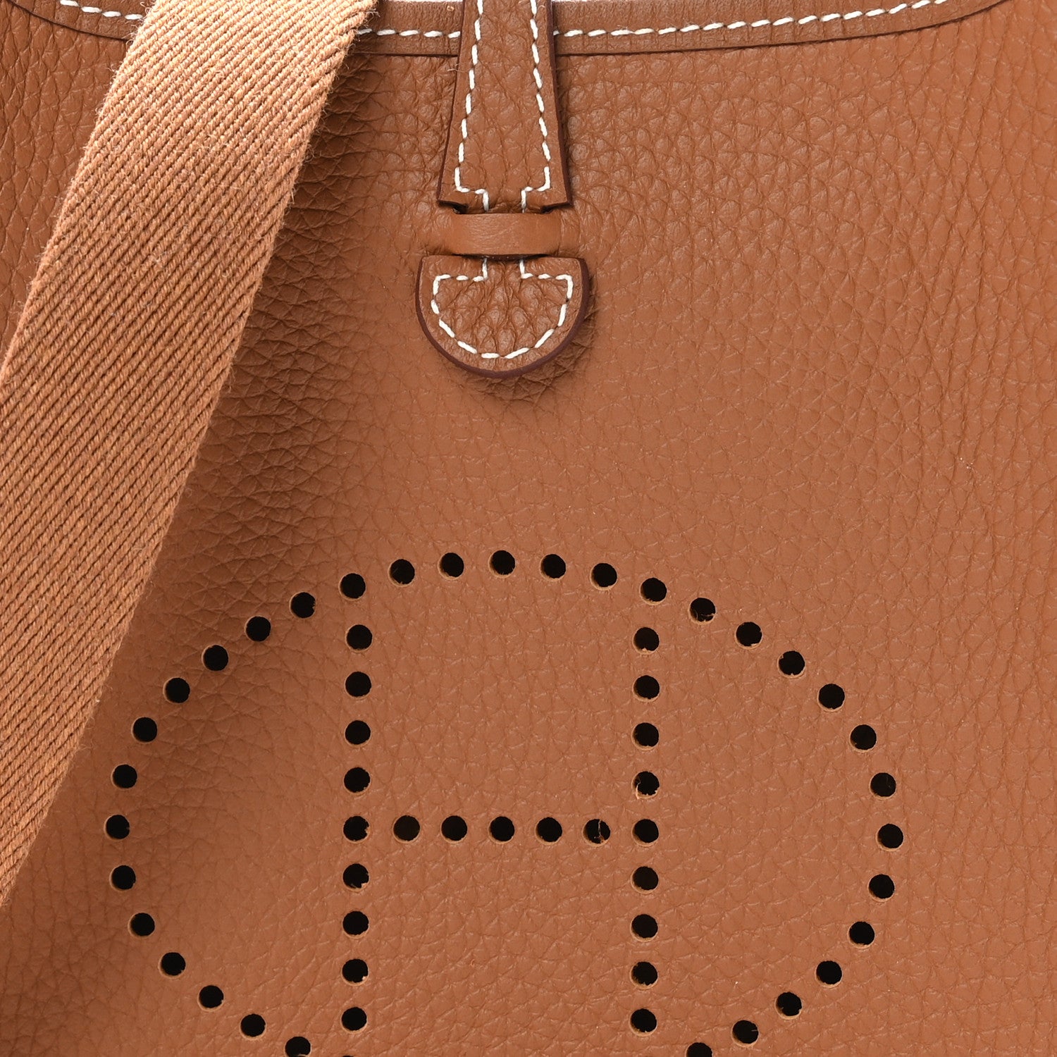 Hermes Taurillon Clemence Evelyne TPM Gold 8 of 11