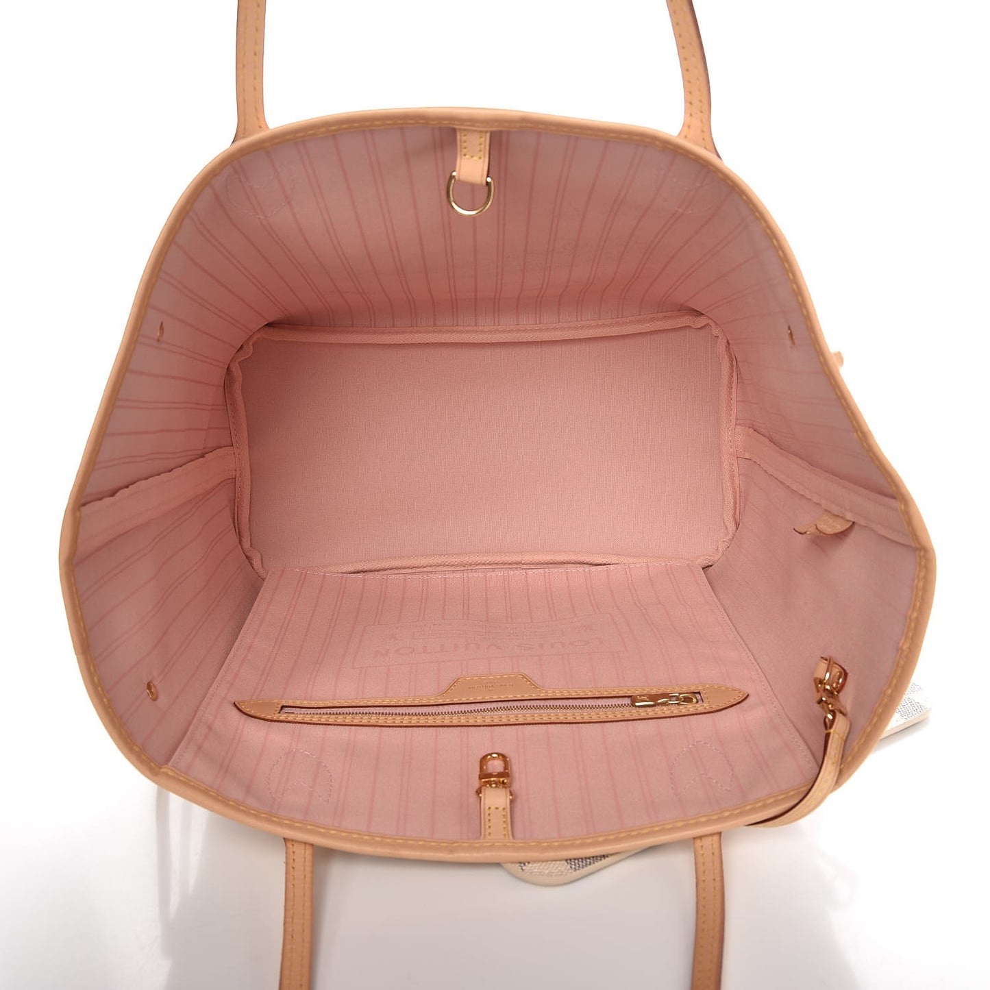 Damier Azur Neo Neverfull MM Rose Ballerine