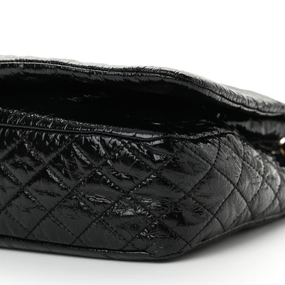 Chanel Vinyl Medium Rock and Chain Flap Black 10 of 11