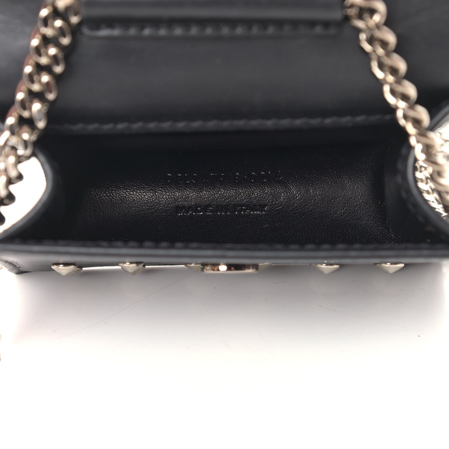Saint Laurent Calfskin Monogram Studded Mini Candy Crossbody Black 5 of 11