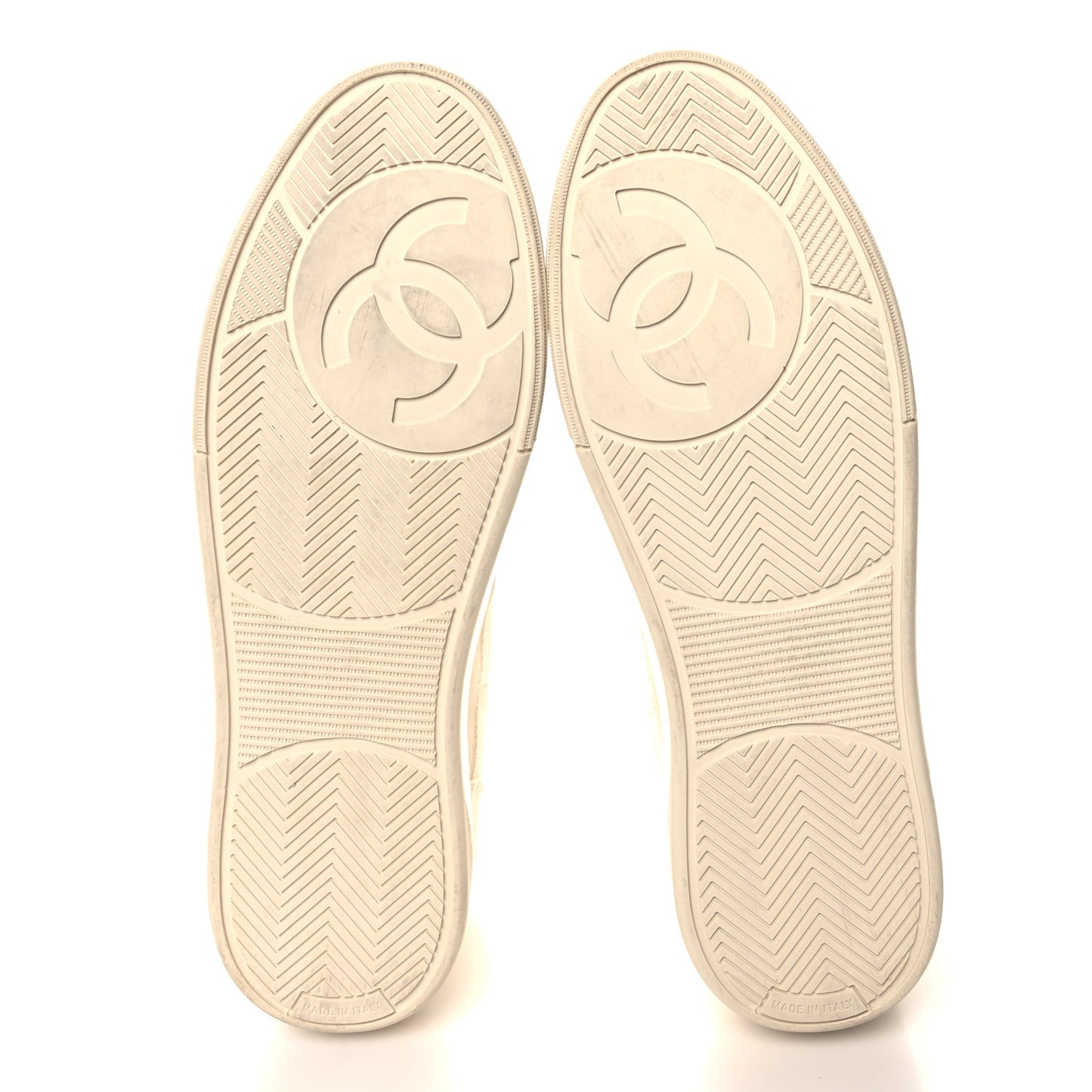 Cotton Sneakers 43 Beige