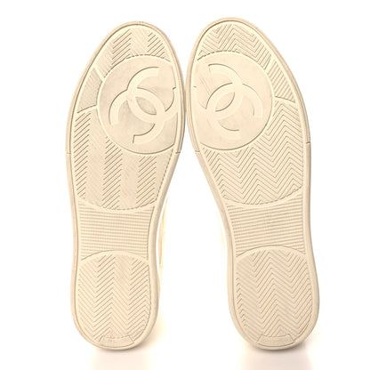 Chanel Cotton Sneakers 43 Beige 5 of 8