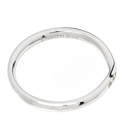 Tiffany Platinum Yellow Diamond Elsa Peretti Wedding Band Ring 53 6.5 4 of 6