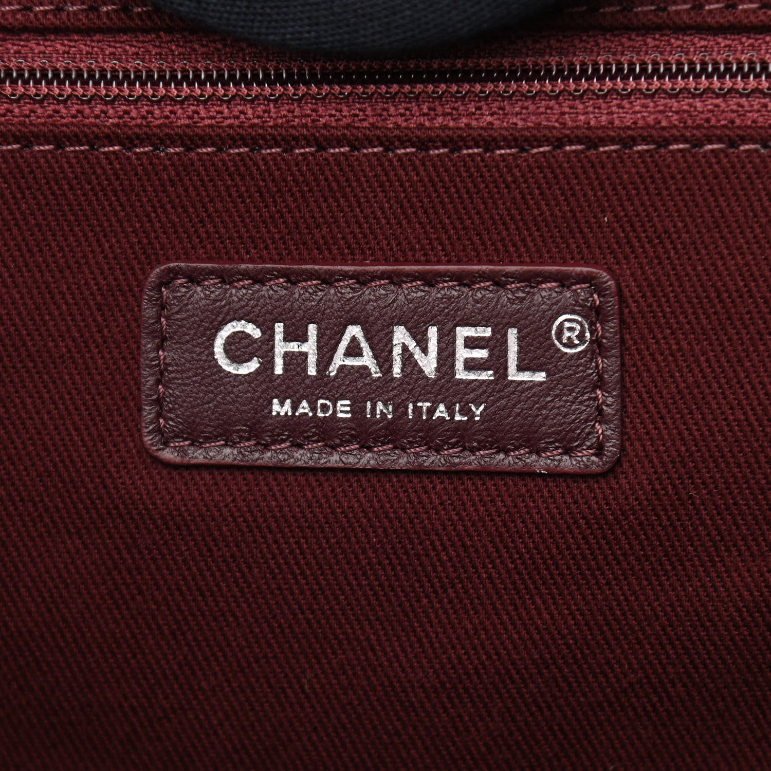 Chanel Striped Canvas Large Deauville Tote Beige 6 of 12