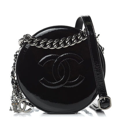Chanel Patent Round As Earth Evening Bag Black 1 of 9
