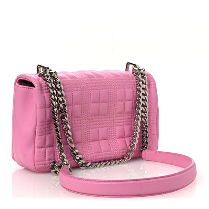 Burberry Lambskin Quilted Small Lola Bag Candy Floss 3 of 14