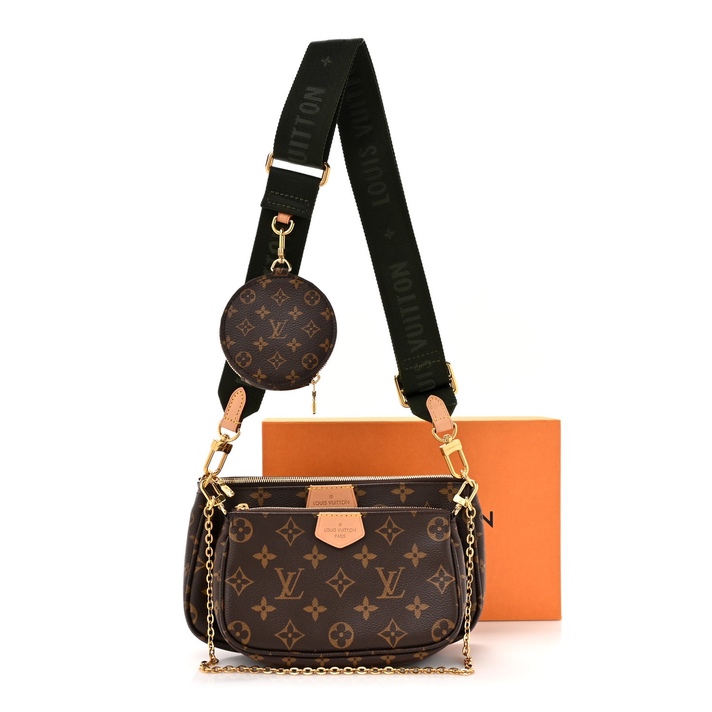 Monogram Multi Pochette Accessories Kaki