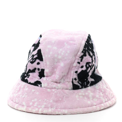 Chanel Terry Cloth CC Bucket Hat S Pink Black 5 of 8