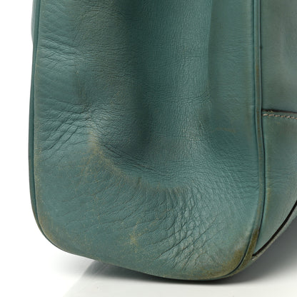 Gucci Calfskin Monogram Web Bardot Turquoise 16 of 19