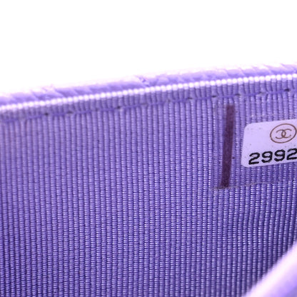 Chanel Caviar Quilted Wallet On Chain WOC Purple 8 of 12