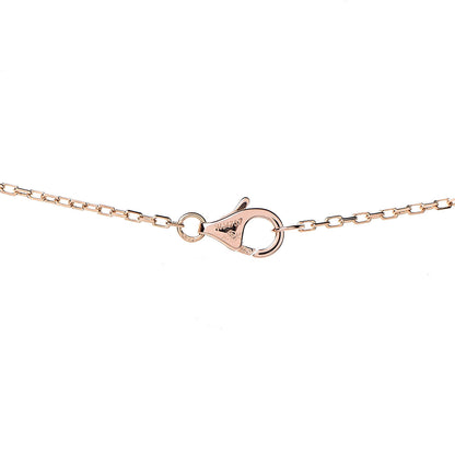 Cartier 18K Pink Gold Diamond Logo Pendant Necklace 5 of 6