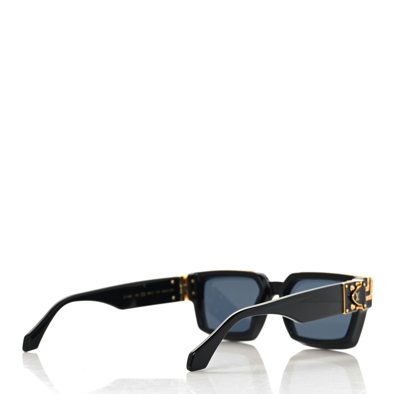 Louis Vuitton Acetate 1.1 Millionaires Sunglasses Z1165E Black 4 of 7