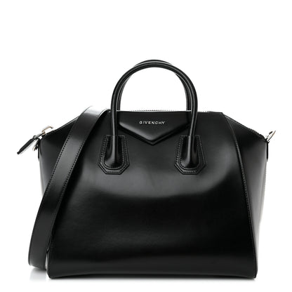 Givenchy Shiny Lord Calfskin Medium Antigona Black 1 of 10