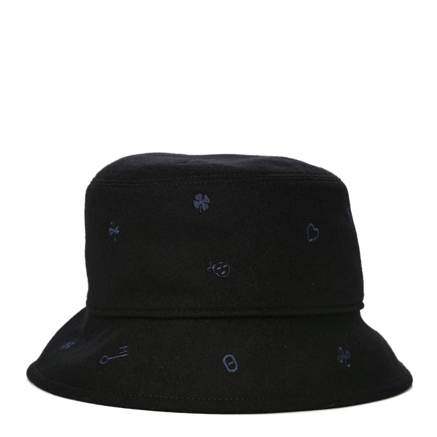 Cashmere Debbie Charms Bucket Hat 58 Black