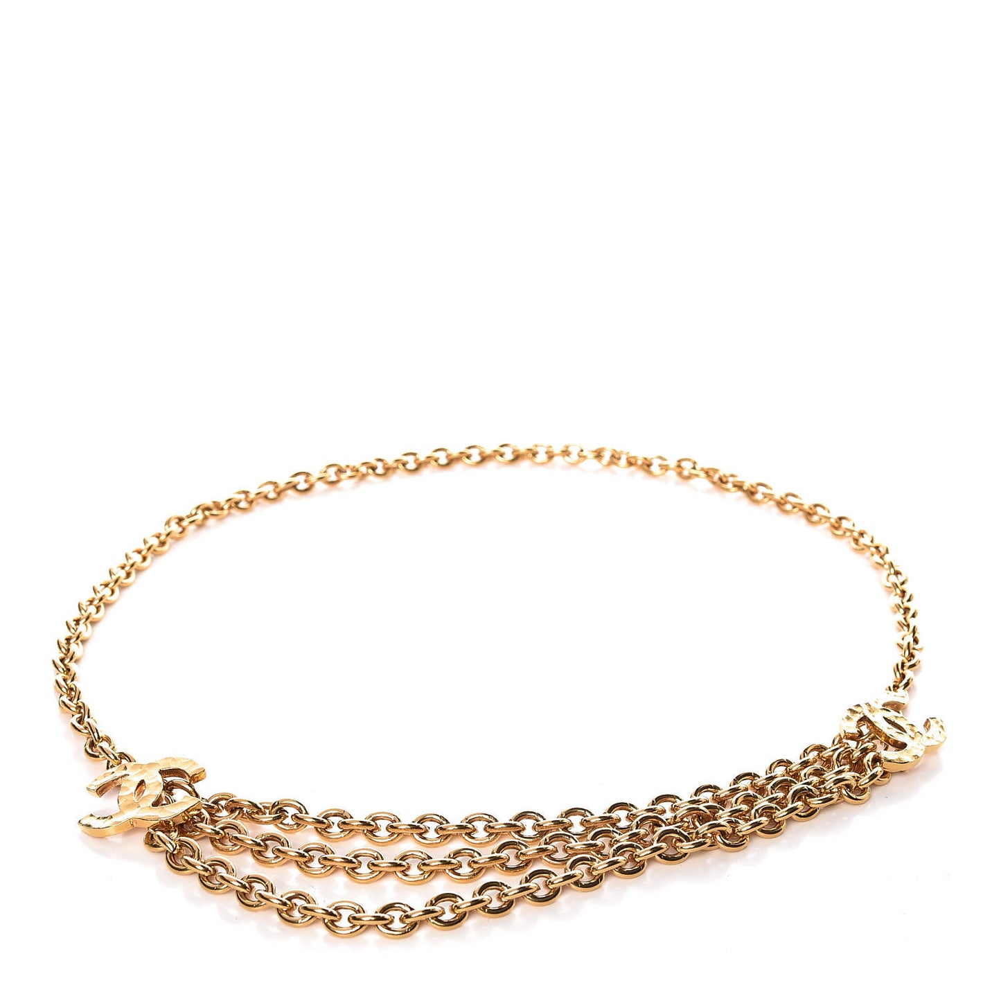 Chain CC Belt Gold