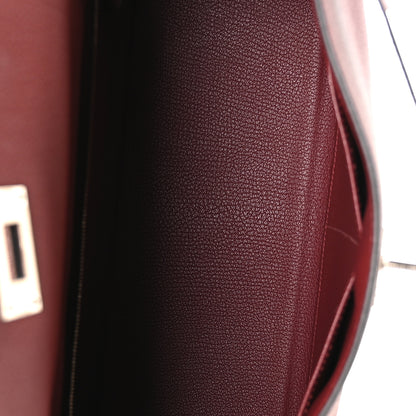 Hermes Togo Kelly Retourne 32 Rouge H 4 of 10