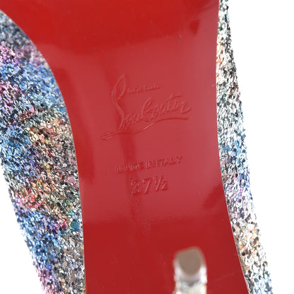 Christian Louboutin Glitter Dorissima 100 Pumps 37.5 Horizon Gold 7 of 8