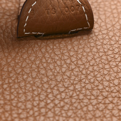 Hermes Taurillon Clemence Evelyne III PM Gold 7 of 10