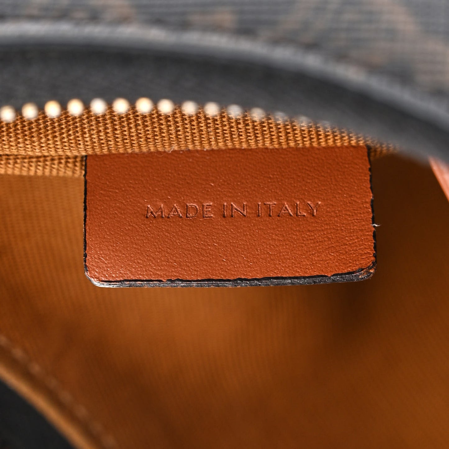 Triomphe Canvas Calfskin Ava Shoulder Bag Tan