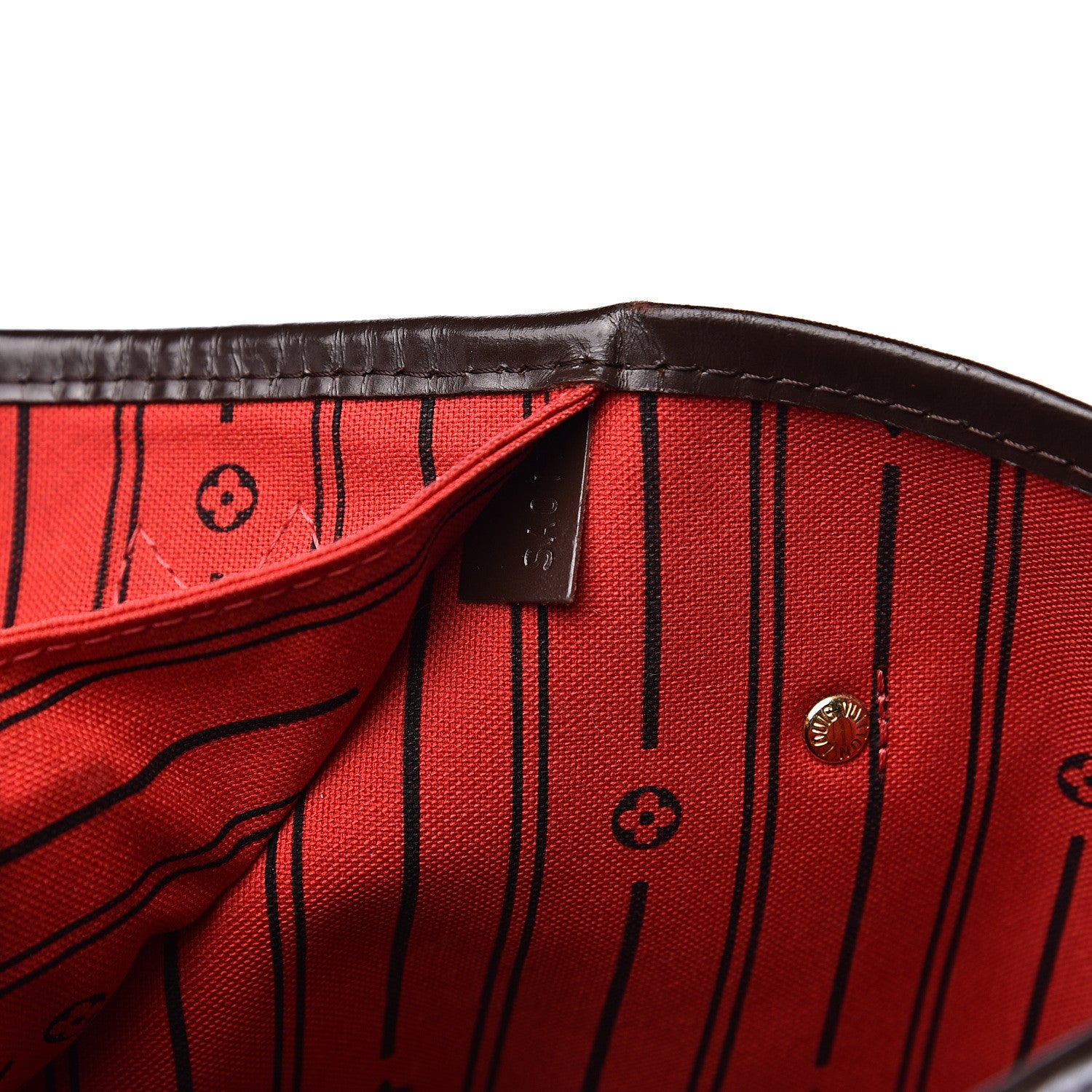 Louis Vuitton Damier Ebene Neverfull MM 6 of 13