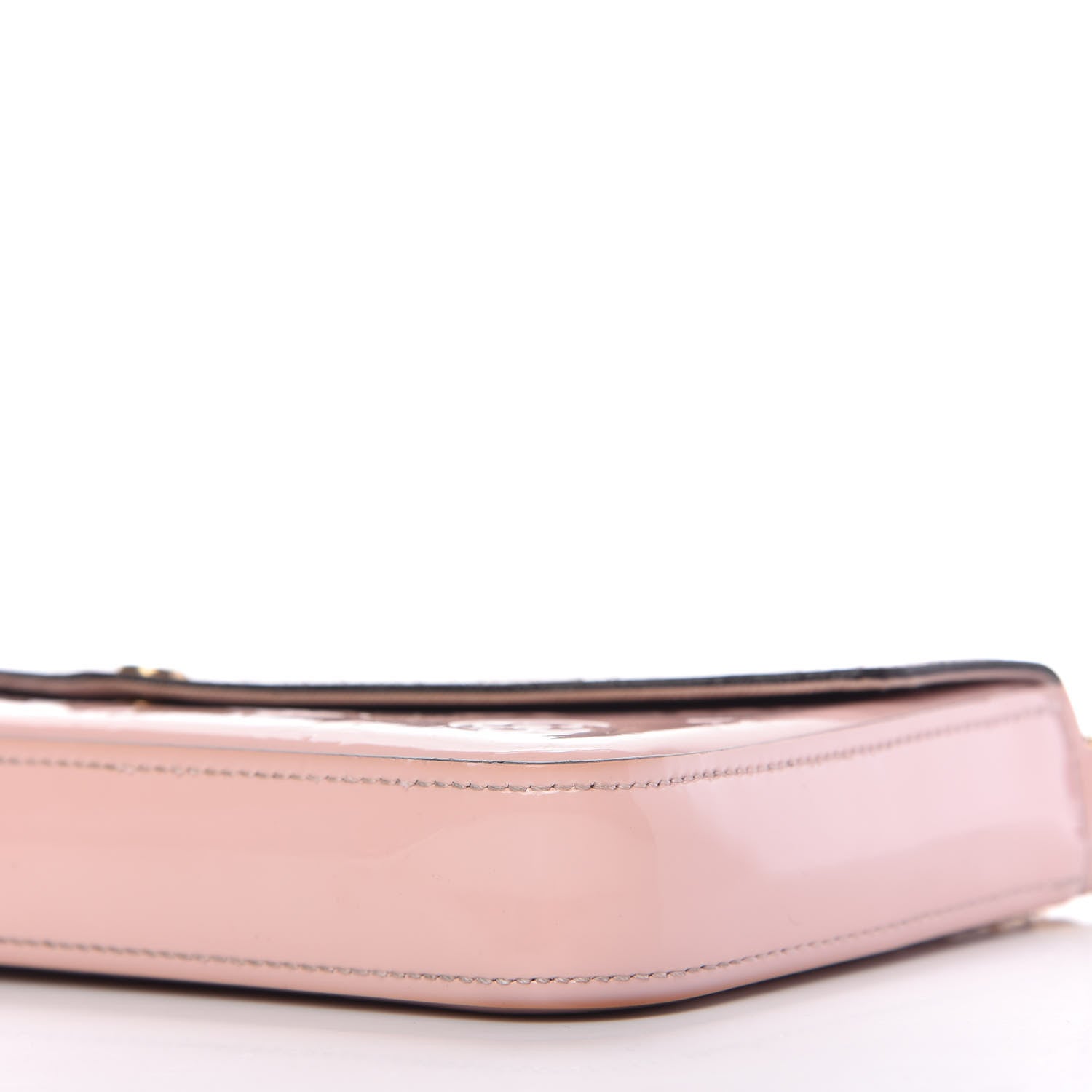 Louis Vuitton Vernis Felicie Chain Wallet Rose Ballerine 7 of 9