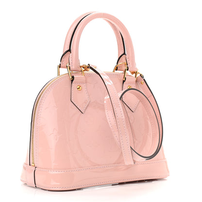 Louis Vuitton Vernis Alma BB Rose Ballerine 3 of 10