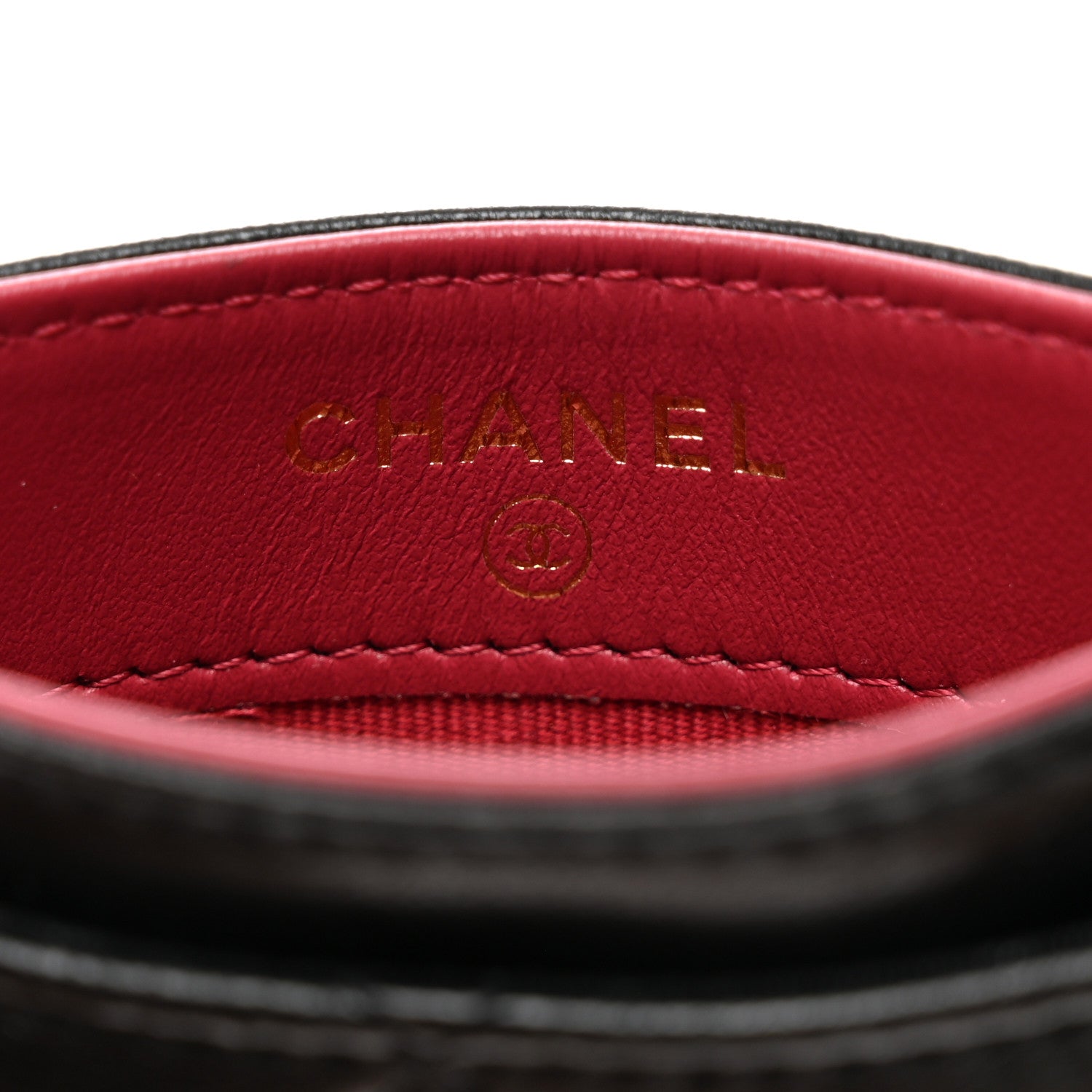 Chanel Lambskin Quilted Chanel 19 Card Holder Black 6 of 9